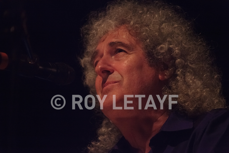 Brian May; Queen; Kerry Ellis; Stuart Morley; La Cigale; Paris; 08 07 2013; photo: Roy Letayf