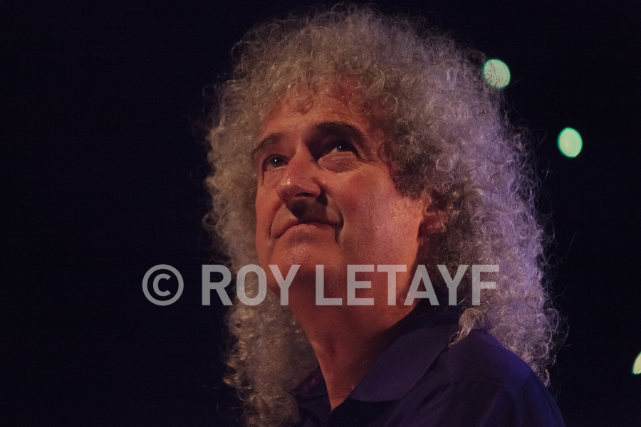 Brian May; Queen; Kerry Ellis; Stuart Morley; La Cigale; Paris; 08 07 2013; photo: Roy Letayf
