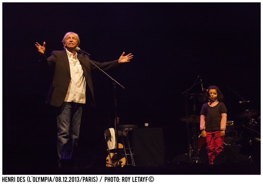 Henri Dès; L'Olympia; Paris; 08 12 2013; photo: Roy Letayf