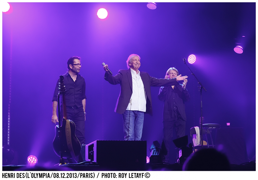 Henri Dès; L'Olympia; Paris; 08 12 2013; photo: Roy Letayf