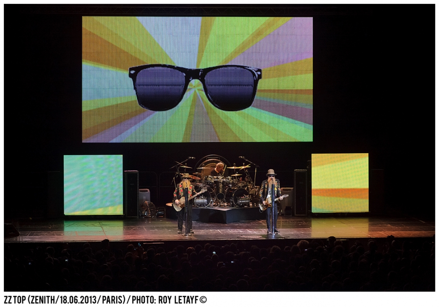 ZZ TOP; Billy Gibbons; Dusty Hill; Frank Beard; Zenith; Paris; France; 18 06 2013; photo: Roy Letayf