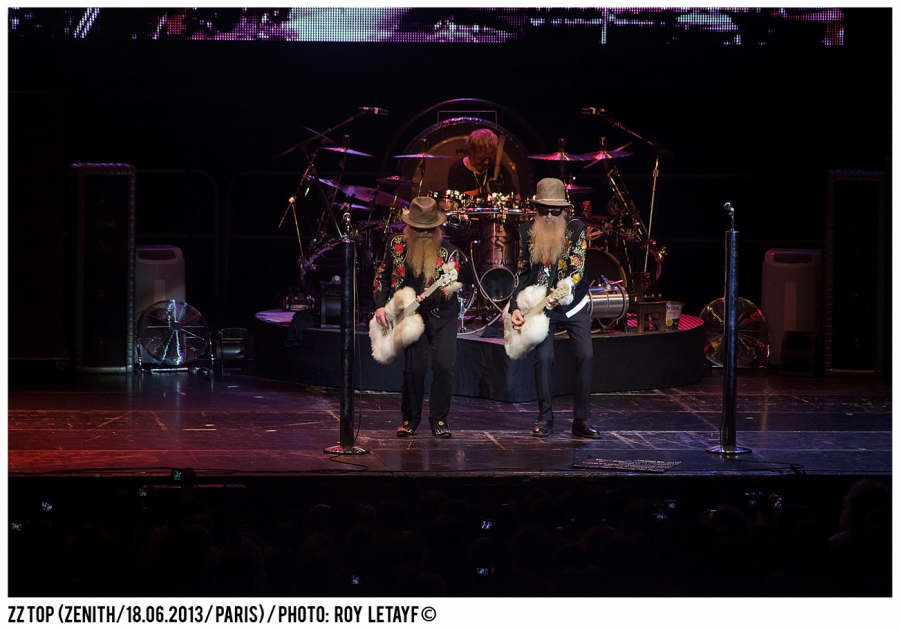 ZZ TOP; Billy Gibbons; Dusty Hill; Frank Beard; Zenith; Paris; France; 18 06 2013; photo: Roy Letayf